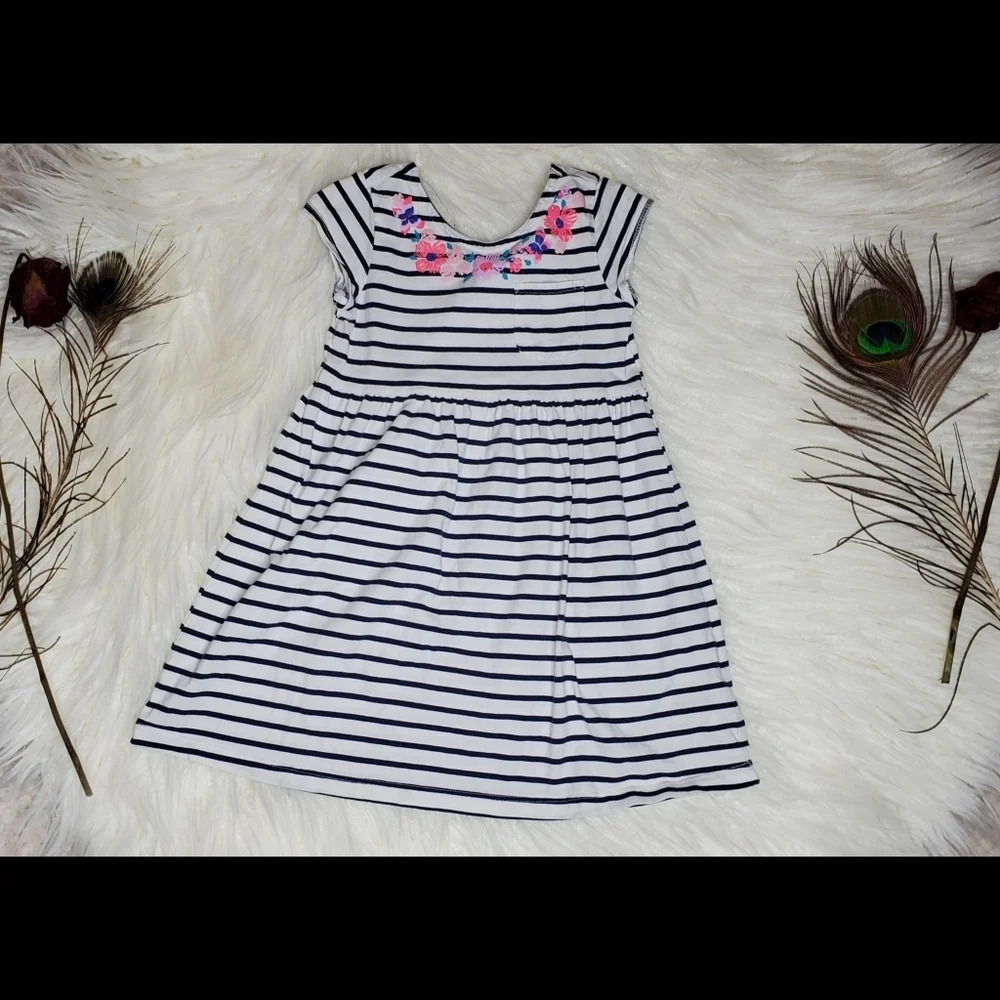 Oshkosh Striped Floral‎ Dress